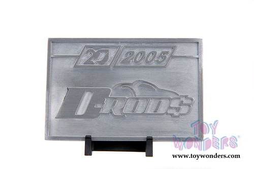 Jada Toys - 20th Anniversary | D-Rods Div Cruizer (1/24, diecast model car, Raw Metal) 31078